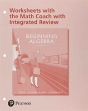 Worksheets With Integrated Review With The Math Coach For Beginning Algebra - Preview