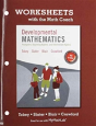 Worksheets With The Math Coach For Developmental Mathematics - Preview