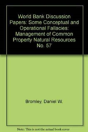 World Bank Discussion Papers - Preview