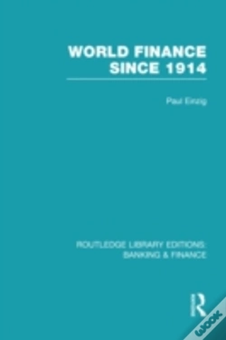 Capa do artigo World Finance Since 1914 (Rle Banking & Finance)