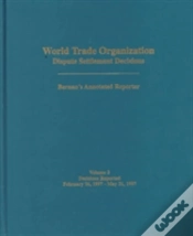 Capa do artigo World Trade Organization Dispute Settlement Decisionsdecisions Reported 26 February 1997-31 May 1997