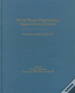 Capa do artigo World Trade Organization Dispute Settlement Decisionsdecisions Reported 29 January 1996-25 February 1997