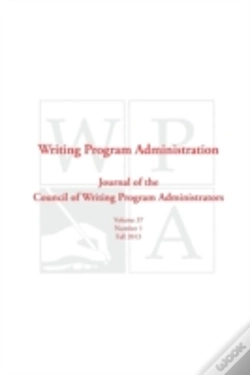 Capa do artigo Wpa: Writing Program Administration 37.1 (Fall 2013)