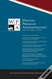 Wpa: Writing Program Administration 38.1