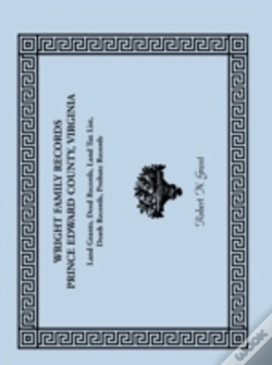 Capa do artigo Wright Family Records: Prince Edward Cou