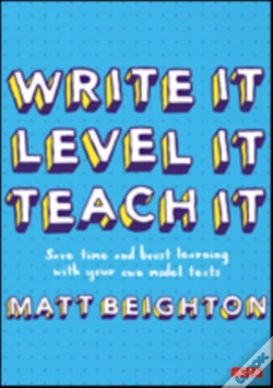 Capa do artigo Write It Level It Teach It
