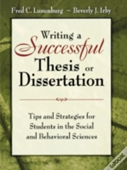 Capa do artigo Writing A Successful Thesis Or Dissertation