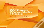 Writing A Watertight Thesis