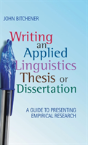 Writing An Applied Linguistics Thesis Or Dissertation - Preview