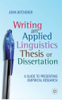 Writing An Applied Linguistics Thesis Or Dissertation - Preview