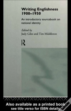 Capa do artigo Writing Englishness: An Introductory Sourcebook