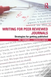 Capa do artigo Writing For Peer Reviewed Journals