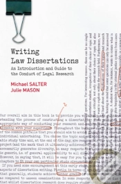 Capa do artigo Writing Law Dissertations