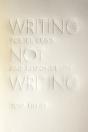 Writing Not Writing - Preview