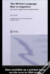 Capa do artigo Written Language Bias In Linguistics