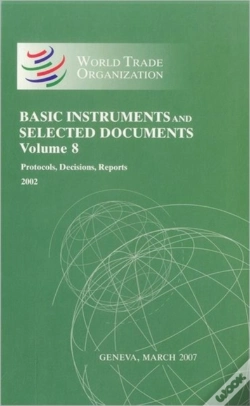 Capa do artigo Wto Basic Instruments & Selected Documents (Wto Bisd)