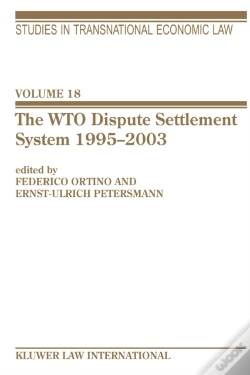 Capa do artigo Wto Dispute Settlement System 1995-2003