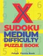 X Sudoku Medium Difficulty Puzzle Book - Preview