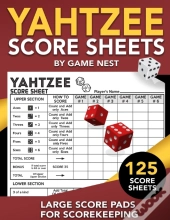 Yahtzee Score Sheets: 125 Large Score Pa