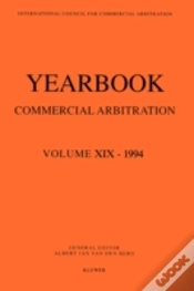 Capa do artigo Yearbook Commercial Arbitration Volume Xix - 1994