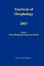 Yearbook Of Morphology 2003 - Preview