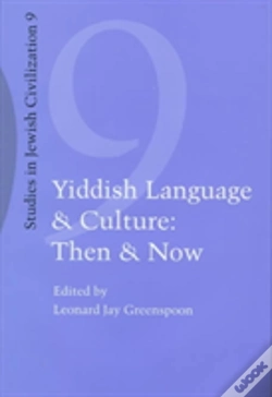 Capa do artigo Yiddish Language And Culture