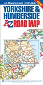 Yorkshire & Humberside Road Map - Preview