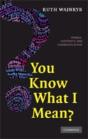 You Know What I Mean? - Preview