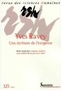 Yves Ravey, Une Ecriture De L'Exigence - Preview