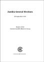 Zambia General Elections, 20 September 2011 - Preview