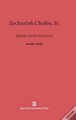 Capa do artigo Zechariah Chafee, Jr.