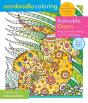 Zendoodle Coloring: Adorable Otters - Preview