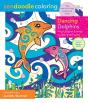 Zendoodle Coloring Dancing Dolphins - Preview