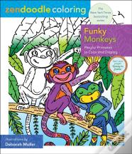 Zendoodle Coloring: Funky Monkeys