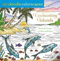 Zendoodle Colorscapes: Enchanting Islands