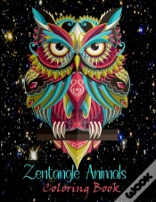 Capa do artigo Zentangle Animals Coloring Book