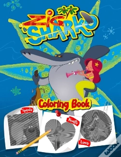 Capa do artigo Zig & Sharko Lines Spirals Hearts Coloring Book