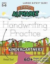 Capa do artigo Zoo Alphabet Handwriting Practice For Kindergartners (Large 8.5x11 Size!)