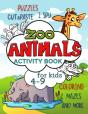 Zoo Animals Activity Book For Kids 4-9 - Preview