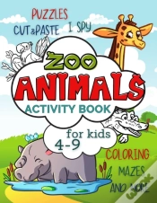 Capa do artigo Zoo Animals Activity Book For Kids 4-9