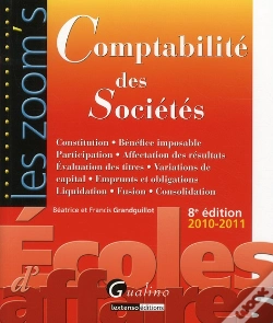 Capa do artigo Zoom'S Comptabilite Des Societes. 8e Edi