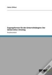 Zugangsformen Far Den Unterrichtsbeginn