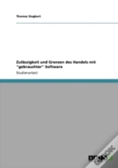 Zulaã‚Â¤Ssigkeit Und Grenzen Des Handels Mit 