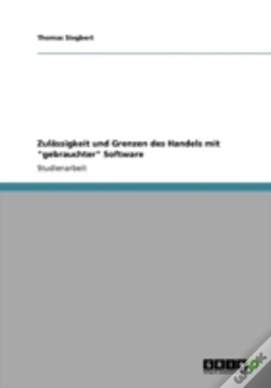 Capa do artigo Zulaã‚Â¤Ssigkeit Und Grenzen Des Handels Mit "Gebrauchter" Software