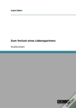 Capa do artigo Zum Verlust Eines Lebenspartners