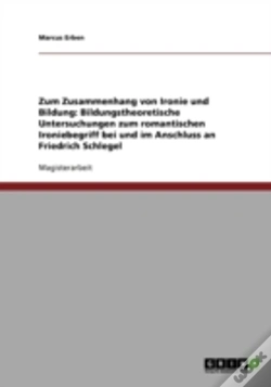 Capa do artigo Zum Zusammenhang Von Ironie Und Bildung
