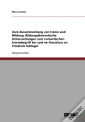 Capa do artigo Zum Zusammenhang Von Ironie Und Bildung