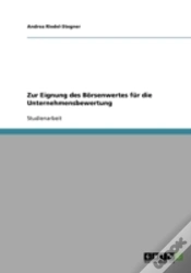 Capa do artigo Zur Eignung Des Borsenwertes Fur Die Unternehmensbewertung