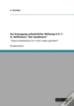 Capa do artigo Zur Erzeugung Unheimlicher Wirkung In E. T. A. Hoffmanns "Der Sandmann"