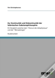 Capa do artigo Zur Kontinuitaã‚Â¤T Und Diskontinuitaã‚Â¤T Der Leibnizschen Substanzphilosophie